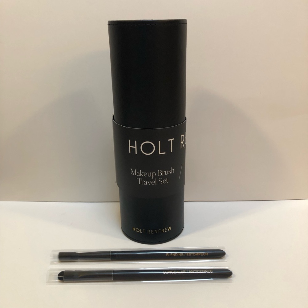 Holt Renfrew Makeup Brushes & Holder NWOT